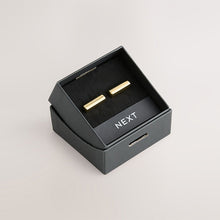 Load image into Gallery viewer, Gold Tone Bar Cufflinks
