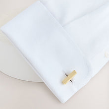 Load image into Gallery viewer, Gold Tone Bar Cufflinks
