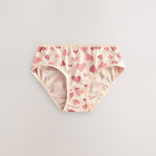 Load image into Gallery viewer, Pink Hearts Briefs 10 Pack (3-12yrs)
