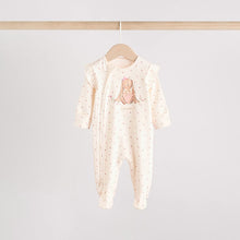 Load image into Gallery viewer, Pink Two Way Zip Sleepsuits 3 Pack (0-18mths)

