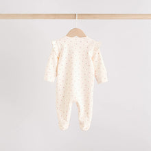 Load image into Gallery viewer, Pink Two Way Zip Sleepsuits 3 Pack (0-18mths)
