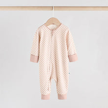 Load image into Gallery viewer, Blue 4 Pack Baby Footless Two Way Zip Sleepsuits 4 Pack (0-18mths)
