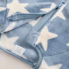 Load image into Gallery viewer, Blue Star Fleece Baby Sleepsuit
