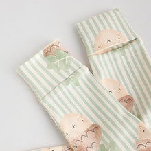 Load image into Gallery viewer, Cream Autumn Pumpkin Two Way Zip Footless Baby Sleepsuits 3 Pack (0-18mths)
