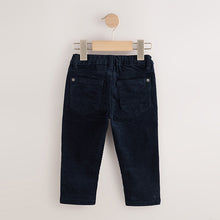 Load image into Gallery viewer, Navy Corduroy Trousers (3mths-6yrs)
