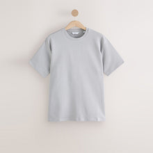 Load image into Gallery viewer, Ice Grey Regular Fit Smart Soft Touch Heavyweight T-Shirt
