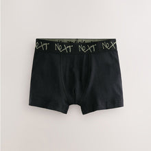 Load image into Gallery viewer, Black with Grafitti Next Waistband Trunks 5 Pack (5-12yrs)
