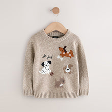 Load image into Gallery viewer, Neutral Dogs Knitted Crew Neck Jumper (3mths-6yrs)
