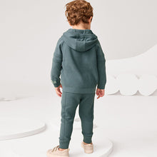Load image into Gallery viewer, Blue Knitted Hoodie and Jogger Set (3mths-6yrs)
