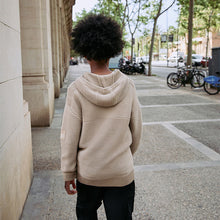 Load image into Gallery viewer, Neutral Utility Knitted Hoodie (3-12yrs)
