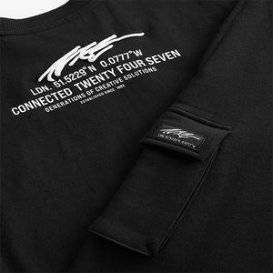 Black 100% Cotton Short Sleeve Utility T-Shirt and Joggers Set