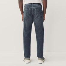 Load image into Gallery viewer, Charcoal Grey Slim Fit Authentic Stretch Denim Jeans
