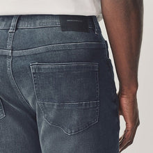 Load image into Gallery viewer, Charcoal Grey Slim Fit Authentic Stretch Denim Jeans
