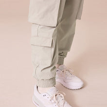 Load image into Gallery viewer, Light Grey Cargo Premium Putty Trousers (3-12yrs)

