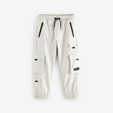 Load image into Gallery viewer, Light Grey Cargo Premium Putty Trousers (3-12yrs)

