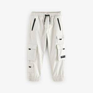 Light Grey Cargo Premium Putty Trousers (3-12yrs)