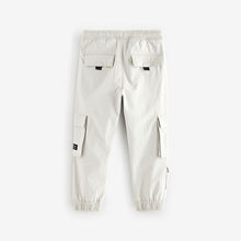 Load image into Gallery viewer, Light Grey Cargo Premium Putty Trousers (3-12yrs)

