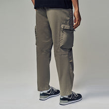 Load image into Gallery viewer, Stone Regular Fit Soft Touch Utility Cargo Trousers

