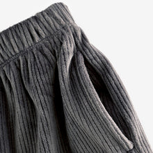 Load image into Gallery viewer, Charcoal Wide Corduroy Trousers (3mths-6yrs)
