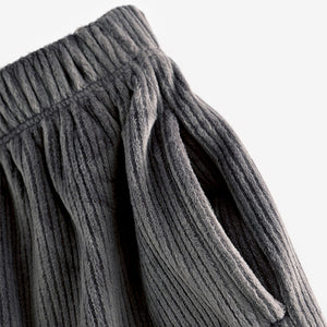 Charcoal Wide Corduroy Trousers (3mths-6yrs)