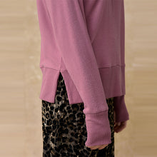 Load image into Gallery viewer, Rose Pink Soft Touch Cosy Seam Crew Neck Jumper
