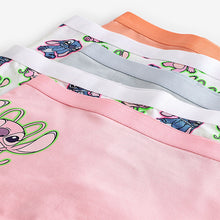 Load image into Gallery viewer, Pink/Blue Lilo And Stitch Shorts Briefs 5 Pack
