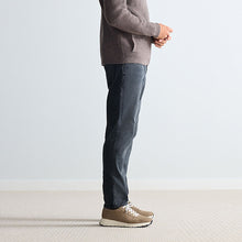 Load image into Gallery viewer, Charcoal Grey Slim Fit Motion Flex Ultra Soft Jeans
