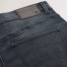 Load image into Gallery viewer, Charcoal Grey Slim Fit Motion Flex Ultra Soft Jeans
