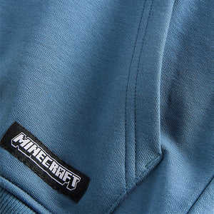 Blue Minecraft Licensed Hoodie (3-12yrs)