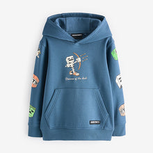 Load image into Gallery viewer, Blue Minecraft Licensed Hoodie (3-12yrs)
