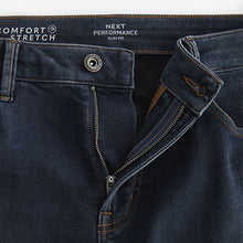 Load image into Gallery viewer, Blue Grey Vintage Slim Fit Comfort Stretch Jeans
