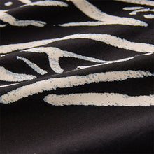 Load image into Gallery viewer, Black/White Abstract Print 100% Cotton Short Sleeve Crew Neck T-Shirt
