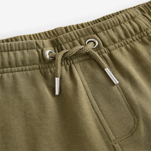 Khaki Green Regular Fit Cargo Cotton-Rich Joggers (3-12yrs)