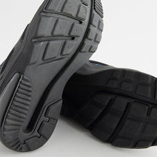 Load image into Gallery viewer, Black Splat Pull On Trainers

