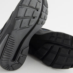 Black Splat Pull On Trainers