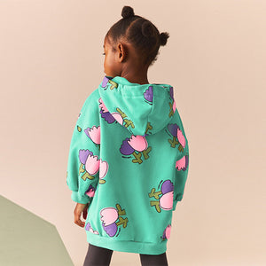 Green Hooded Sweat Dress (3mths-6yrs)
