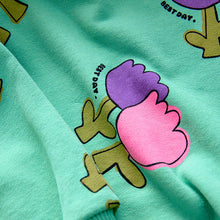 Load image into Gallery viewer, Green Hooded Sweat Dress (3mths-6yrs)
