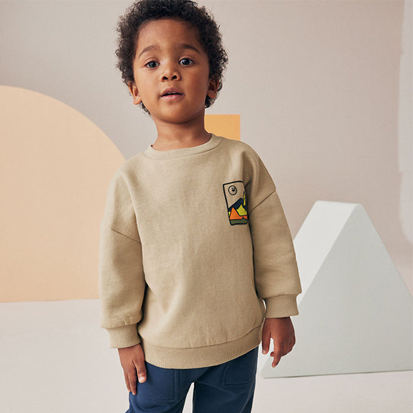 Stone Mountain Scene 100% Cotton Backprint Sweatshirt and Joggers Set (3mths-6yrs)