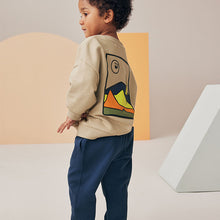 Load image into Gallery viewer, Stone Mountain Scene 100% Cotton Backprint Sweatshirt and Joggers Set (3mths-6yrs)
