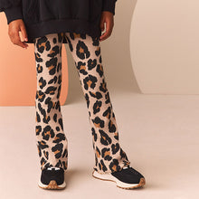 Load image into Gallery viewer, Animal 1 Pack Rib Flare Leggings (3-12yrs)
