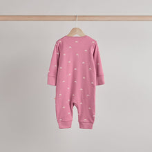 Load image into Gallery viewer, Pastel Character 3 Pack Two Way Zip Baby Sleepsuits (0mths-18mth)
