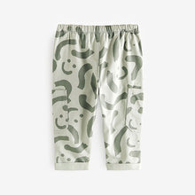 Load image into Gallery viewer, Green Print Side Pocket Pull On Trousers (3mths-6yrs)
