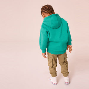 Green/Tan Utility Hoodie and Carpenter Joggers Set (3mths-6yrs)