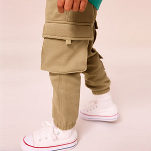 Green/Tan Utility Hoodie and Carpenter Joggers Set (3mths-6yrs)