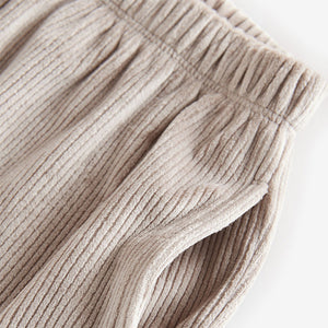 Neutral Wide Corduroy Trousers (3mths-6yrs)