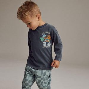 Charcoal Grey Long Sleeve T-Shirt