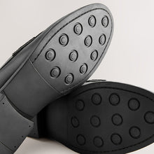 Load image into Gallery viewer, Black Standard Fit Penny Loafers
