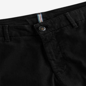 Black Slim Fit Premium Soft Touch Chino Trousers