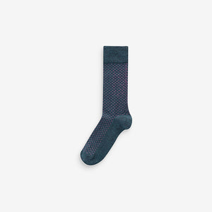 Dash Spot Pattern Smart Socks 5 Pack