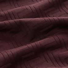 Load image into Gallery viewer, Burgundy Red Regular Fit Smart Quarter Zip Polo Shirt
